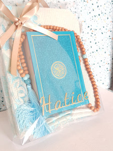 Quran + Prayer Mat + Tasbih