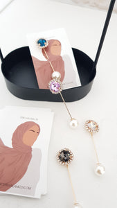 Stone hijab pin