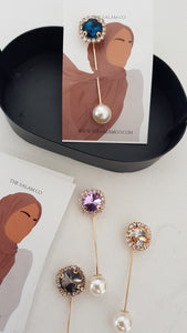 Stone hijab pin