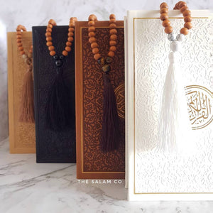 Wood Tasbih ft Natural Gemstone